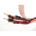 Taga Harmony kolonėlių kabelis Platinum-18 18 AWG OFC Braided Speaker Cable  su Banan tipo kištukais